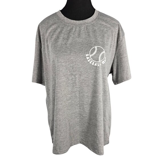 3/$25 NWOT | "Baseball Mom" Graphic T-Shirt Oversized Comfort Tee | XLarge - Picture 1 of 5